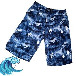 Street Rules Blue Ocean Board Shorts‎